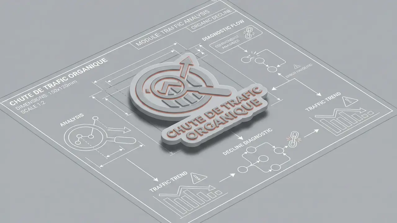Chute de trafic organique : le guide de diagnostic pour trouver la cause