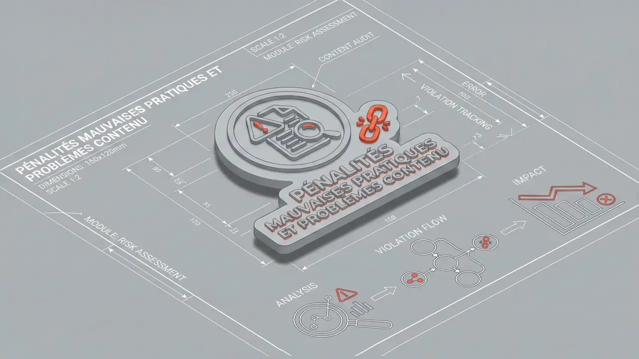 Pénalités & mauvaises pratiques de contenu : le guide des erreurs SEO à éviter